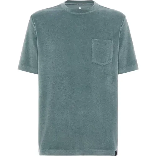 Baumwoll-/Nylon-T-Shirt , Herren, Größe: XL - Boggi Milano - Modalova