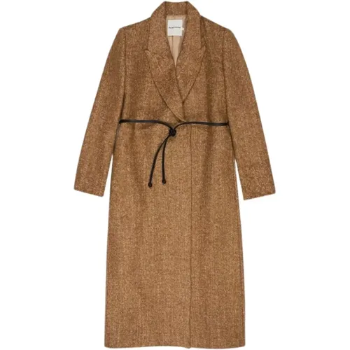 Oversized Cross-Style Woman Coat , Damen, Größe: L - The New Society - Modalova