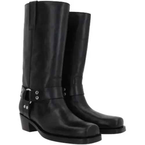 Leather Western Boots , female, Sizes: 4 1/2 UK, 7 UK, 3 UK, 5 1/2 UK, 6 UK, 8 UK, 4 UK, 3 1/2 UK, 6 1/2 UK, 5 UK - Paris Texas - Modalova