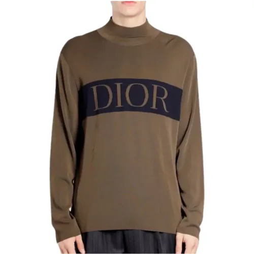 Round-neck Knitwear , male, Sizes: XS - Dior - Modalova