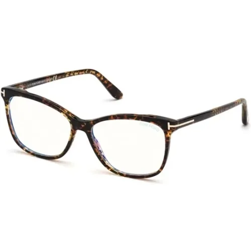 Stylish Havana Frame Glasses , female, Sizes: 55 MM - Tom Ford - Modalova