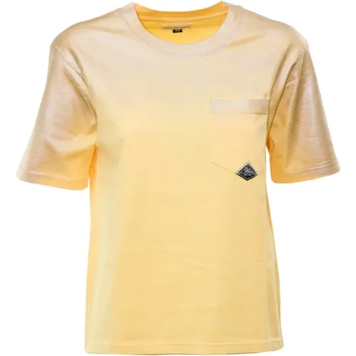 Gradient Crew-neck Jersey T-shirt - Roy Roger's - Modalova