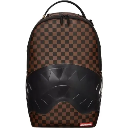 Klare Augen Rucksack Braun Karo - SPRAYGROUND - Modalova