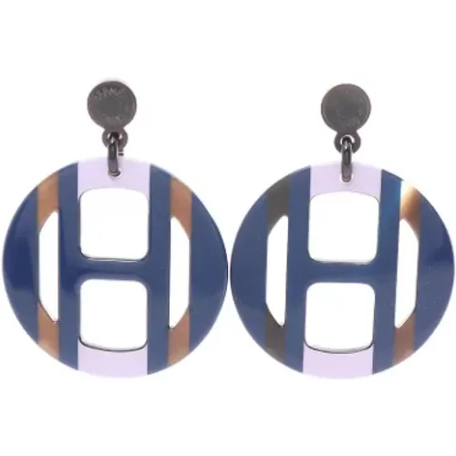 Pre-owned Fabric earrings , female, Sizes: ONE SIZE - Hermès Vintage - Modalova