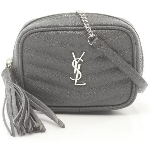 Pre-owned Leather shoulder-bags , female, Sizes: ONE SIZE - Yves Saint Laurent Vintage - Modalova