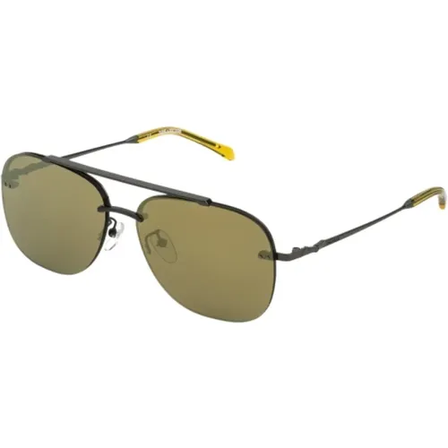 Stilvolle gelbe Metallsonnenbrille - Zadig & Voltaire - Modalova