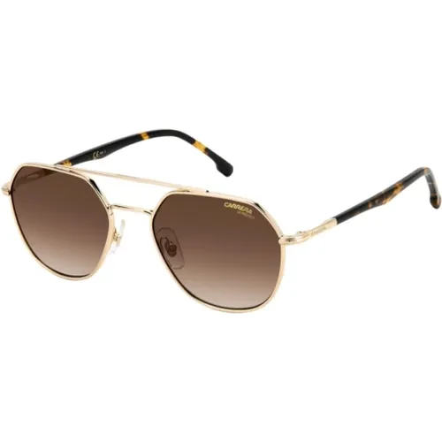 Goldene Metall Unisex Sonnenbrille , unisex, Größe: ONE Size - Carrera - Modalova