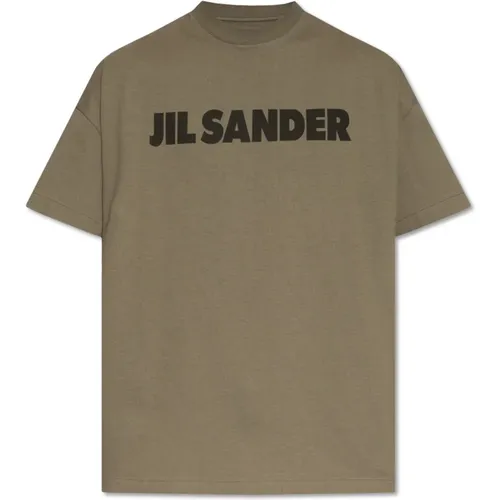 T-shirt with logo , male, Sizes: M, S - Jil Sander - Modalova