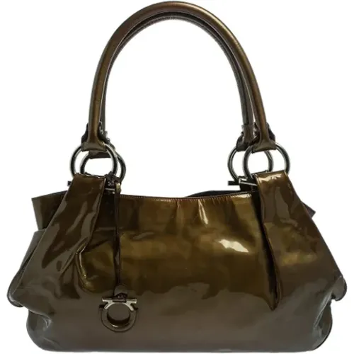 Pre-owned Leather handbags , female, Sizes: ONE SIZE - Salvatore Ferragamo Pre-owned - Modalova