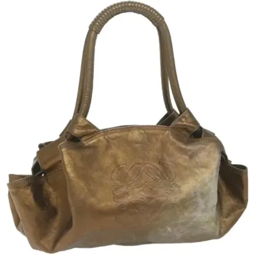 Pre-owned Leather handbags , female, Sizes: ONE SIZE - Loewe Pre-owned - Modalova