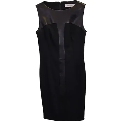Pre-owned Leather dresses , female, Sizes: M - Yves Saint Laurent Vintage - Modalova