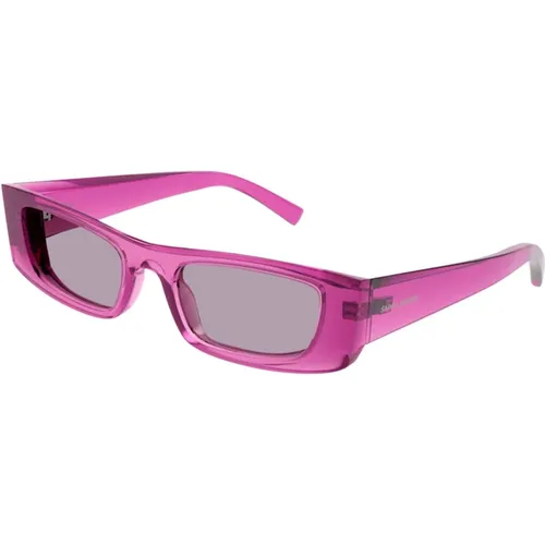 Rectangular Sunglasses , female, Sizes: 52 MM - Saint Laurent - Modalova