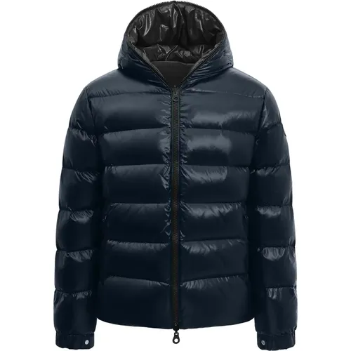 Reversible Down Puffer Jacket Light Navy , male, Sizes: XL - duvetica - Modalova