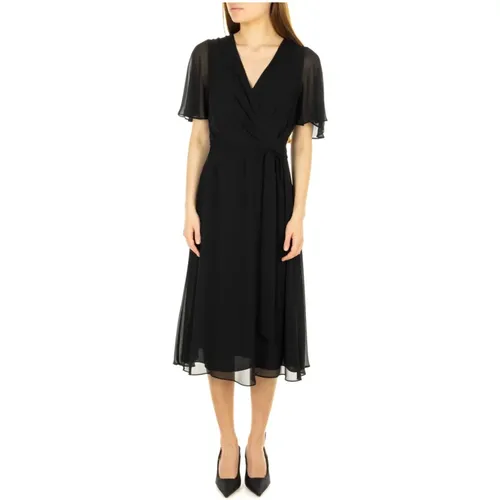 Short Sleeve Day Dress , female, Sizes: M, S - Ralph Lauren - Modalova