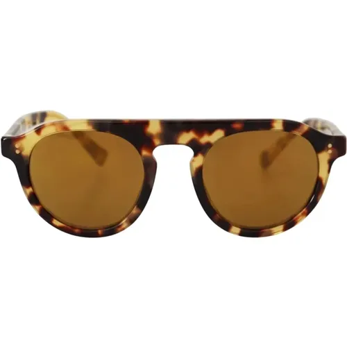 Light Havana Sunglasses , unisex, Sizes: ONE SIZE - Dolce & Gabbana - Modalova