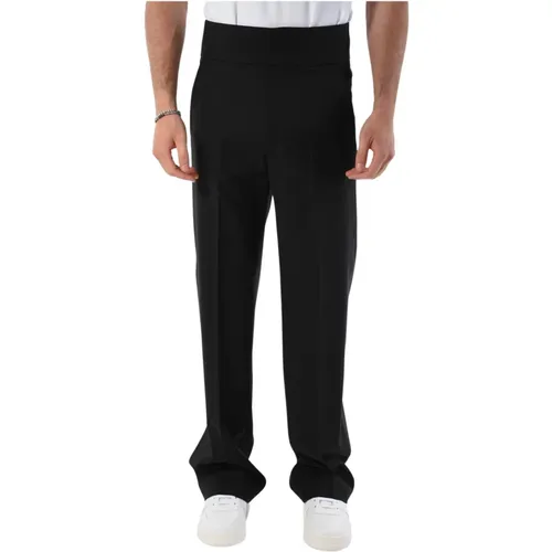 Stretch wool trousers slim fit , male, Sizes: S, 2XL, M - PATRIZIA PEPE - Modalova