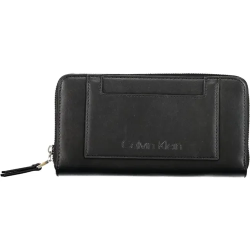 Womens Wallet Contrast Details Zip Closure , female, Sizes: ONE SIZE - Calvin Klein - Modalova