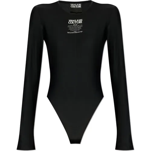 Bodysuit mit Logo , Damen, Größe: XS - Versace Jeans Couture - Modalova