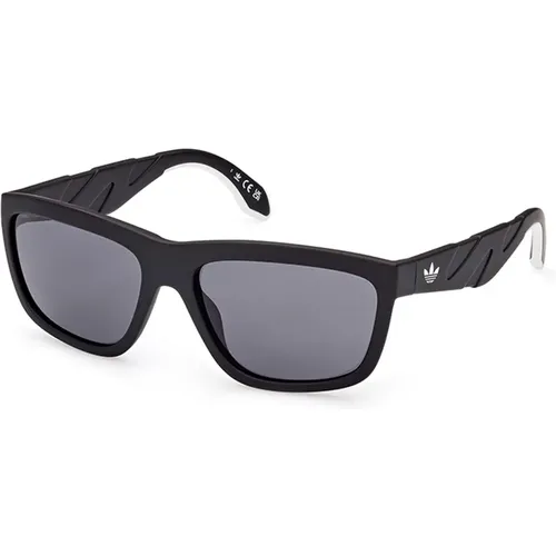 Sporty Sunglasses Matte Grey Lens , unisex, Sizes: 58 MM - Adidas - Modalova