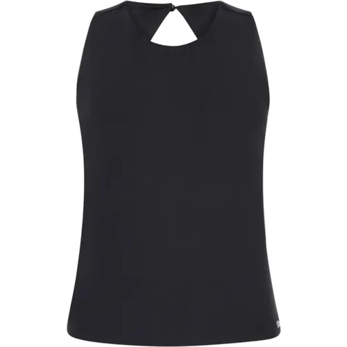 Offenes Rückenstretch-Top - Schwarz - Guess - Modalova