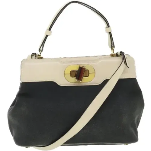 Pre-owned Canvas handbags , female, Sizes: ONE SIZE - Bvlgari Vintage - Modalova