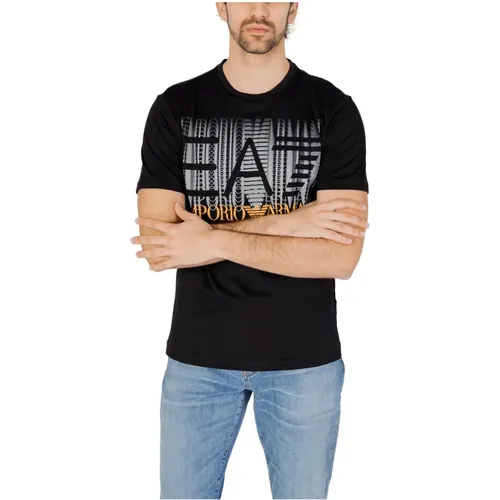 Men's 3Dpt44 Pj02Z T-Shirt , male, Sizes: M, S, L, 2XL, XL - Emporio Armani EA7 - Modalova