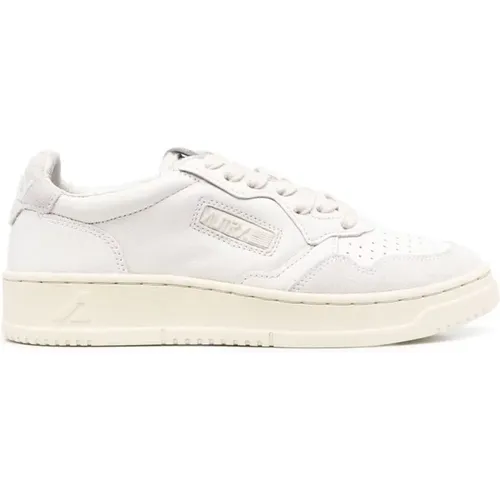 Low Top Leather Sneakers , female, Sizes: 3 UK, 4 UK - Autry - Modalova