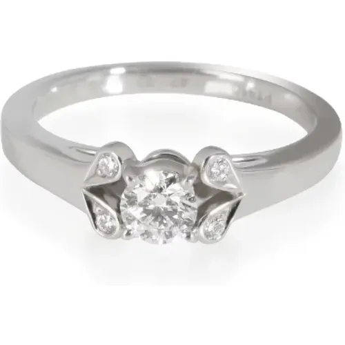 Pre-owned Platinum rings , female, Sizes: ONE SIZE - Cartier Vintage - Modalova