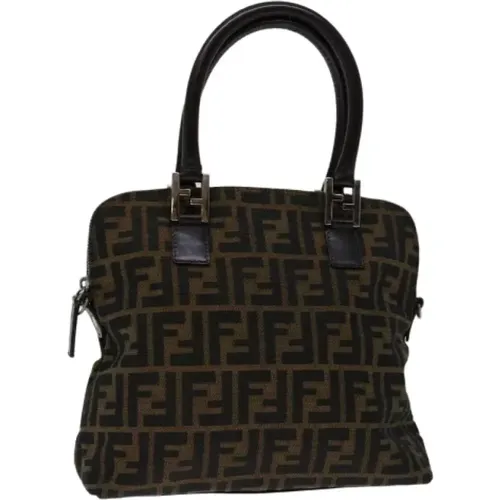 Pre-owned Canvas handbags , female, Sizes: ONE SIZE - Fendi Vintage - Modalova