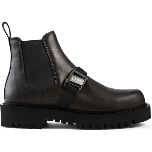 Mens Shoes Ankle Boots Aw23 , male, Sizes: 11 UK - Valentino - Modalova