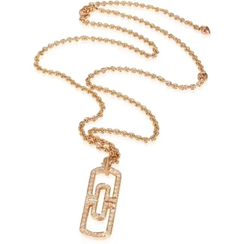 Pre-owned Rose Gold necklaces , female, Sizes: ONE SIZE - Bvlgari Vintage - Modalova