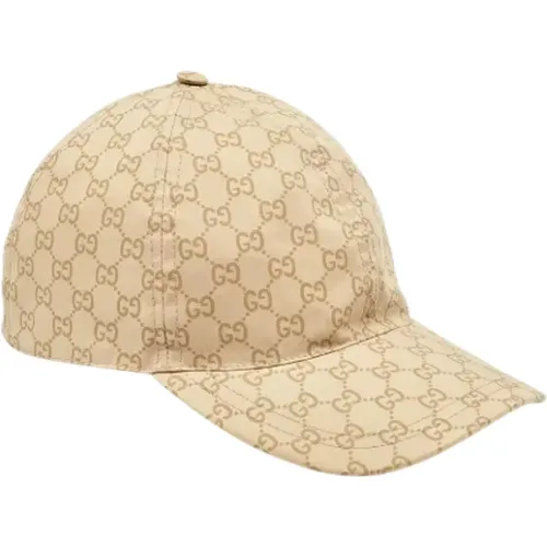 Pre-owned Cotton hats , male, Sizes: ONE SIZE - Gucci Vintage - Modalova
