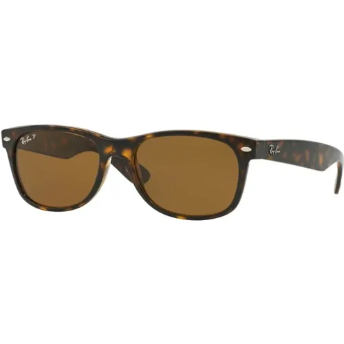 New Wayfarer Sonnenbrille Braun Havana , Herren, Größe: 55 MM - Ray-Ban - Modalova
