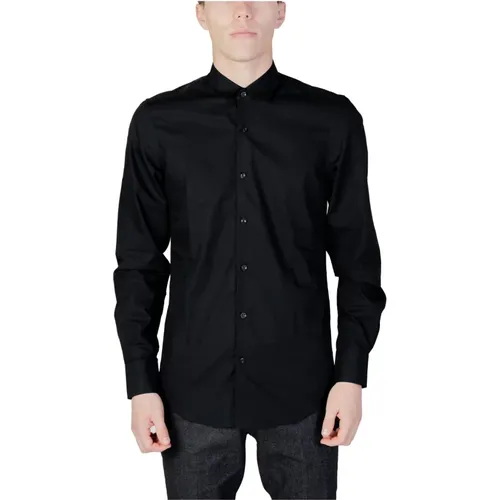 Button-Up Shirt, Long Sleeve , male, Sizes: L, XS, XL, 2XL, M, S, 3XL - Antony Morato - Modalova