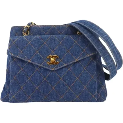 Pre-owned Denim chanel-bags , female, Sizes: ONE SIZE - Chanel Vintage - Modalova