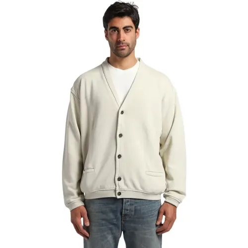 Cardigan in Sweatshirt fabric , male, Sizes: M - Barena Venezia - Modalova