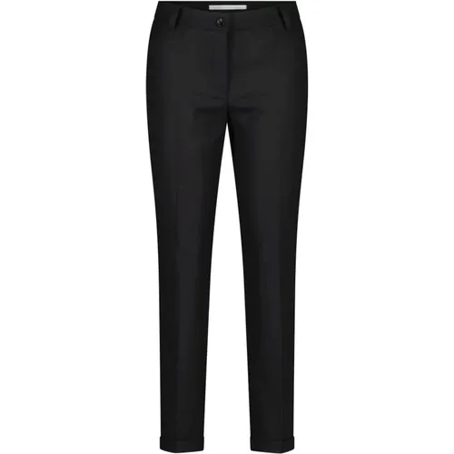 Elegant Flannel Pants with Pockets , female, Sizes: M, L, XL, 2XL - RAFFAELLO ROSSI - Modalova