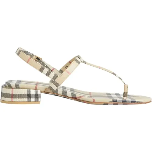 Vintage Check Sandals , female, Sizes: 2 UK - Burberry - Modalova