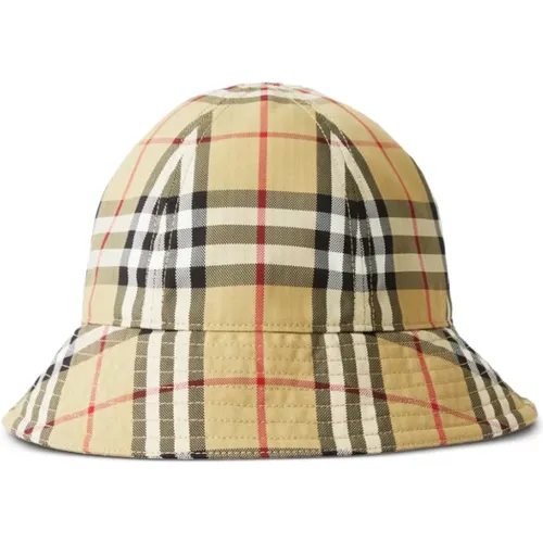 Archive Check Bucket Hat , male, Sizes: M - Burberry - Modalova