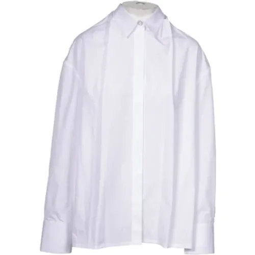 Oversized Cotton Poplin Shirt , female, Sizes: S - Givenchy - Modalova
