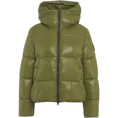 Gepolsterte Eco-Daunenjacke mit Kapuze - Save The Duck - Modalova