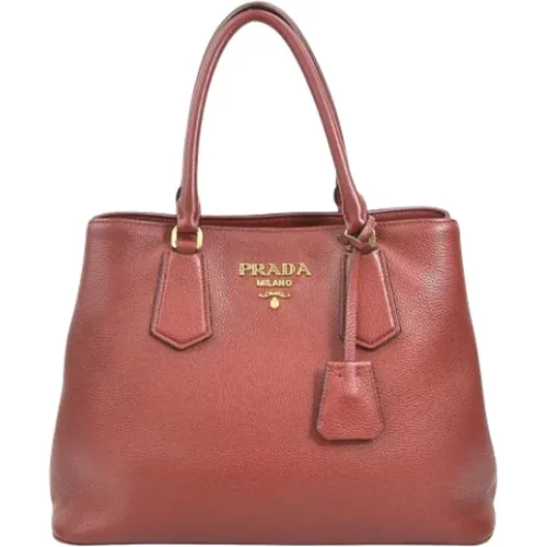 Pre-owned Leather prada-bags , female, Sizes: ONE SIZE - Prada Vintage - Modalova