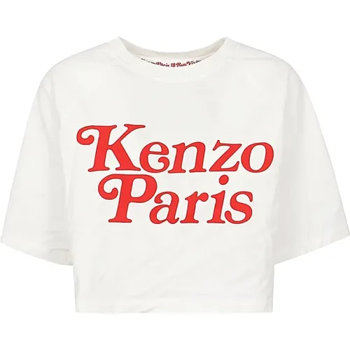 Casual Cotton Tee Shirt , female, Sizes: L - Kenzo - Modalova