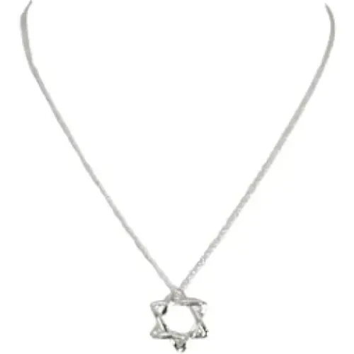 Pre-owned Silver necklaces , female, Sizes: ONE SIZE - Tiffany & Co. Pre-owned - Modalova