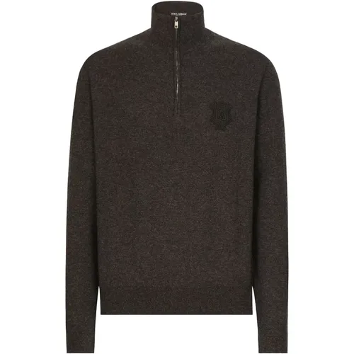 Stylish Turtleneck Sweater , male, Sizes: 2XL, XL, M - Dolce & Gabbana - Modalova