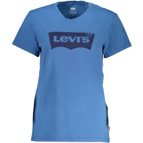 Levi's , Cotton T-Shirt with Classic Print , female, Sizes: L, S, M, XS - Levis - Modalova