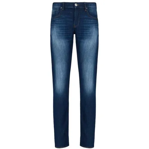 Hose - Herren Armani Exchage 5 Taschen Denim , Herren, Größe: W36 - Armani Exchange - Modalova