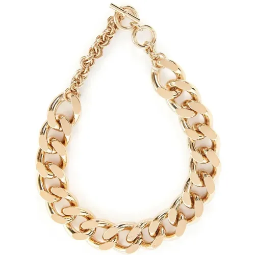 Grid Necklace in Gold Aluminium Brass , female, Sizes: ONE SIZE - JW Anderson - Modalova