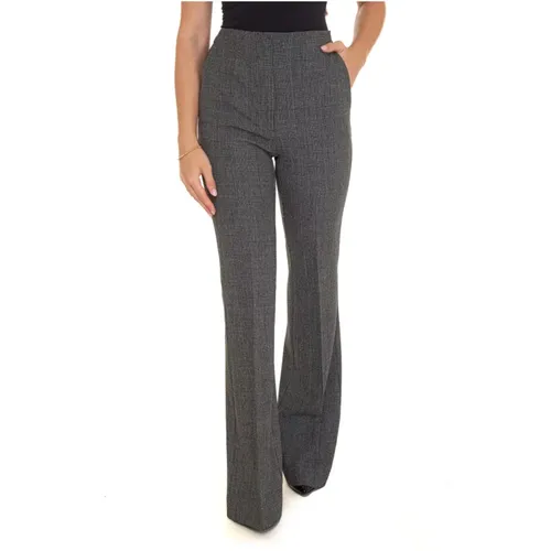 High Waisted Flared Trousers , female, Sizes: 3XL, XL, 2XL, 4XL, L, 5XL - Boss - Modalova