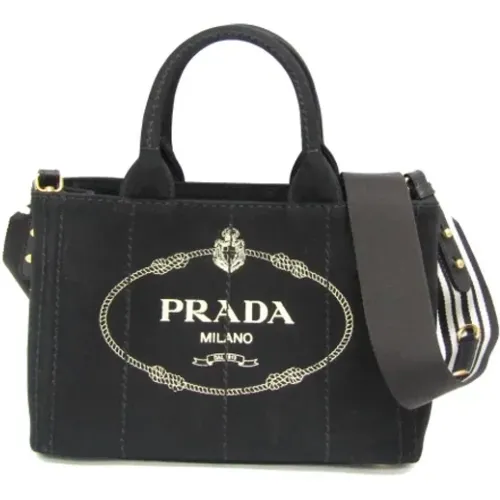 Pre-owned Canvas prada-bags , female, Sizes: ONE SIZE - Prada Vintage - Modalova